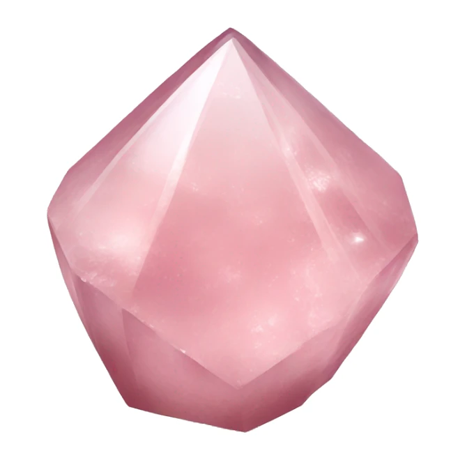 Rose quartz Crystal  sticker