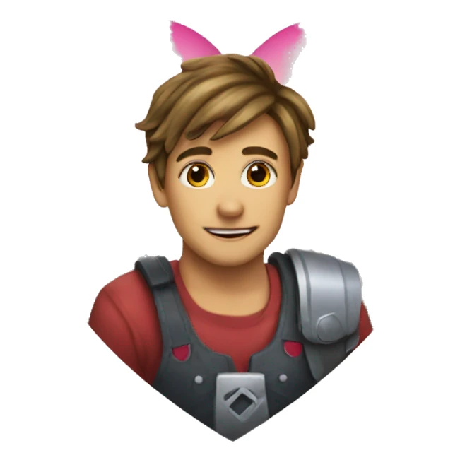 Heart with E sticker