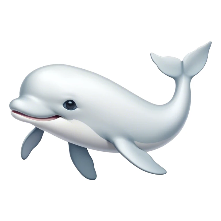 Beluga whale sticker