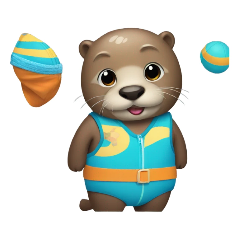 swimwear otter sticker