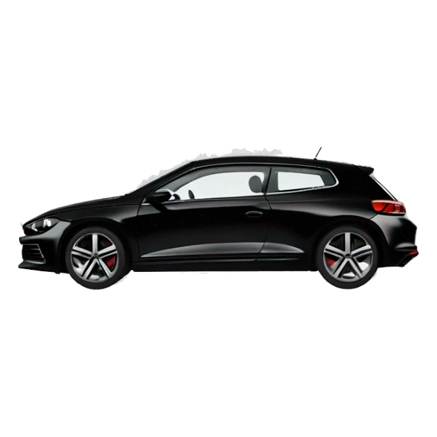 volkswagen scirocco noir sticker