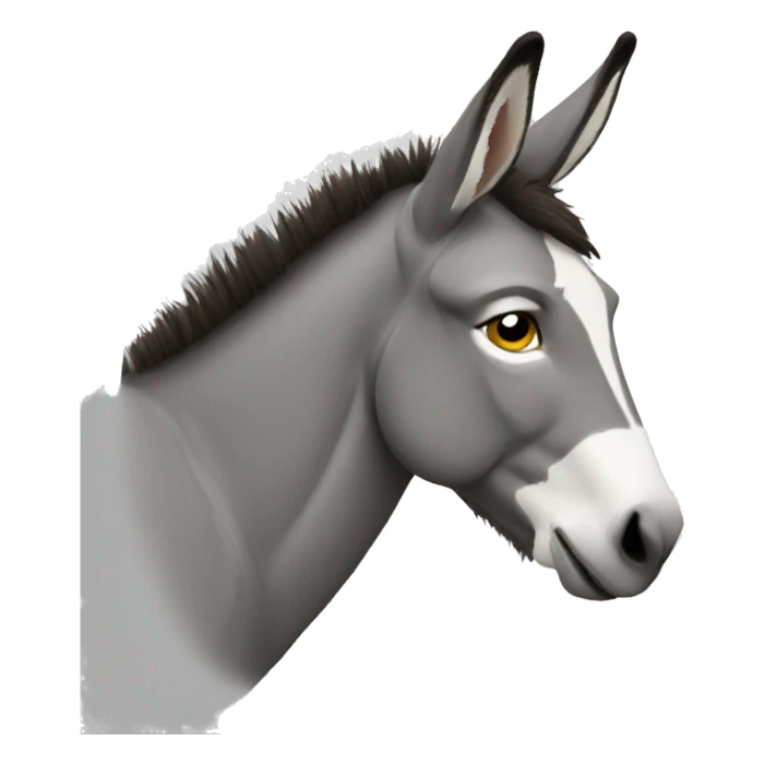 simple donkey profil sticker