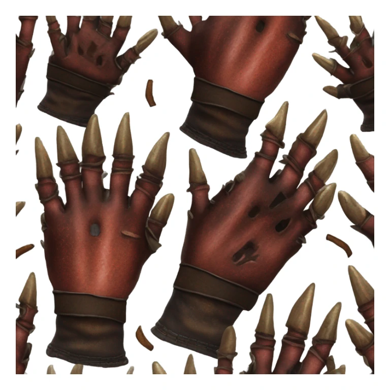 Freddy Krueger glove sticker
