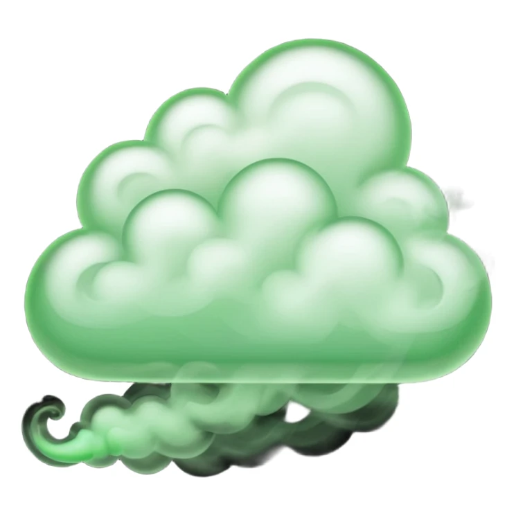 green air smoke sticker