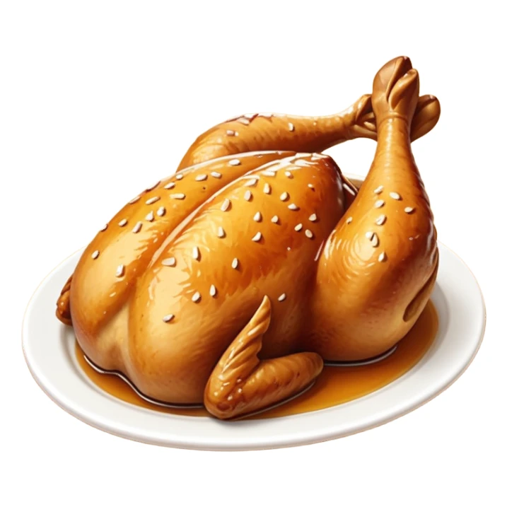 baked chicken sticker