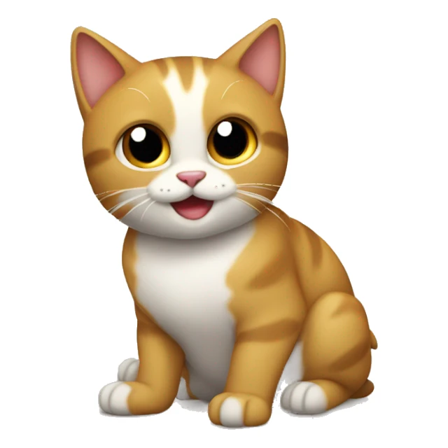 GATO JUGANDO sticker