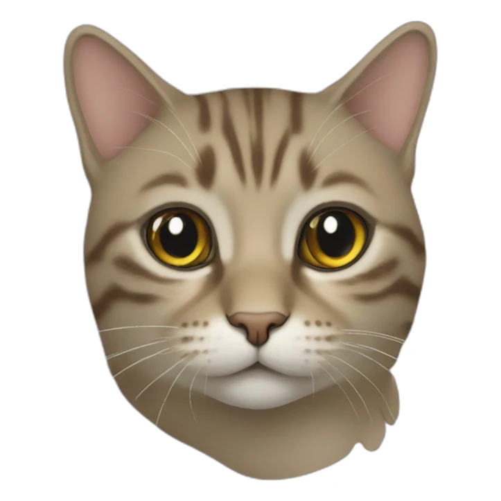 Un chat qui rigole sticker