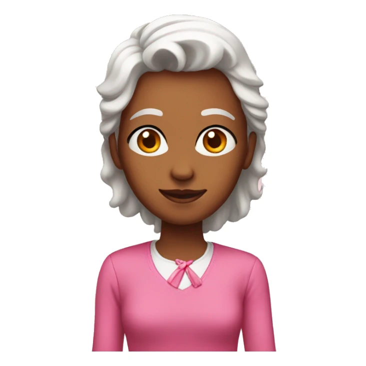 Pink birthday sticker