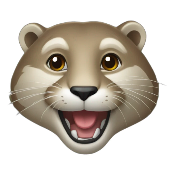 légumes sur une loutre sticker