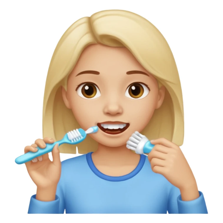 daily routines girl sticker