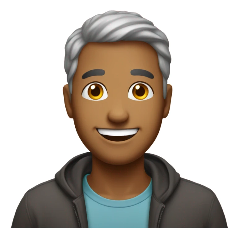 Laughing and heart eyes sticker