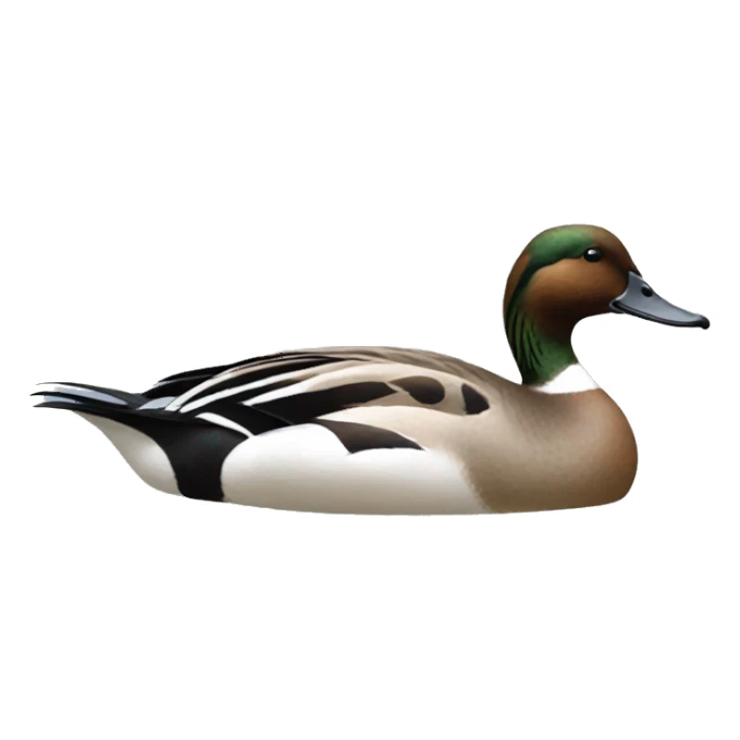 Pintail duck sticker
