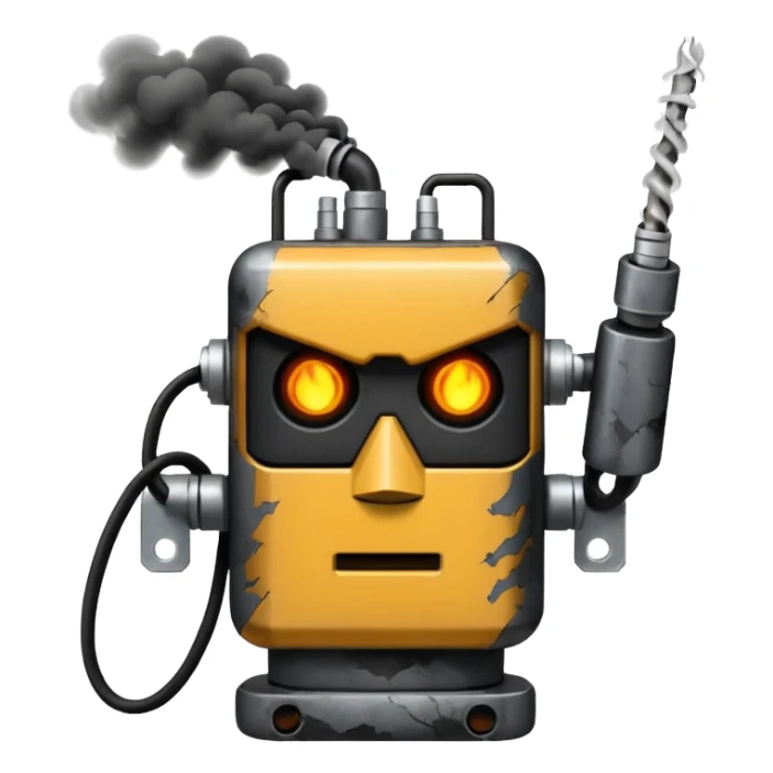 burnt-out electricaltransformer sticker