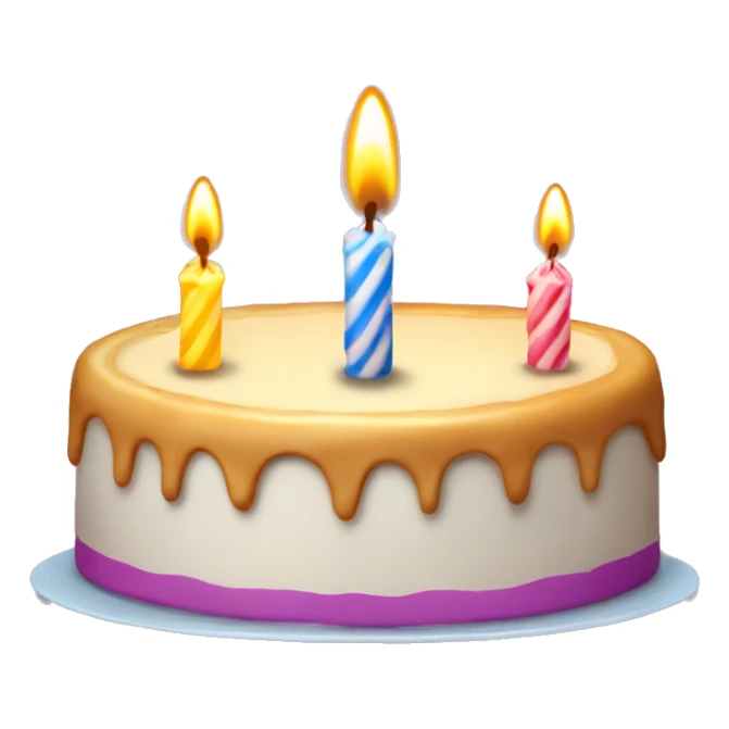 Tarta de cumpleaños con velas 🕯️  sticker