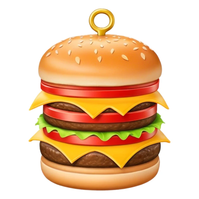 In and out burger bag sticker