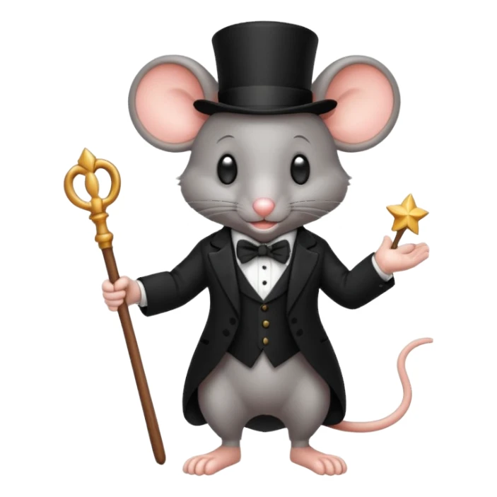 magician mouse sticker