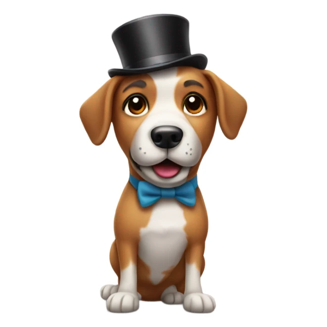 dog tap dancing sticker