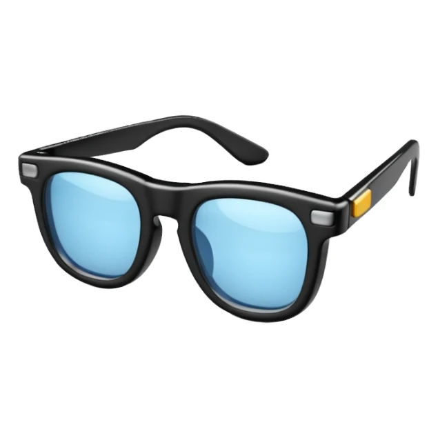 cinema glasses 3d sticker