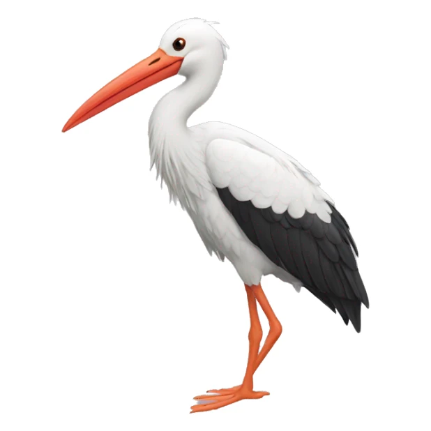 The stork do sports sticker