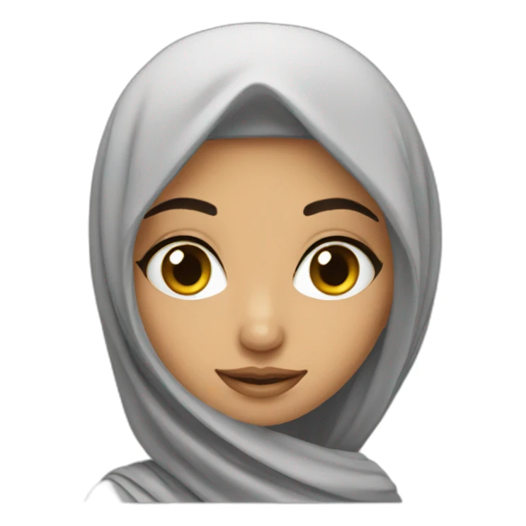 Pretty arab girl sticker