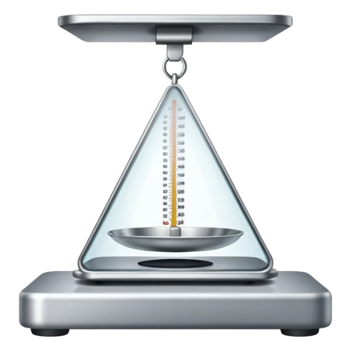 Scale for weight  sticker