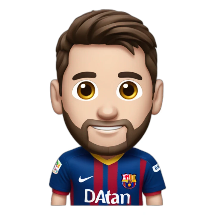 messi con la playera de las chivas sticker