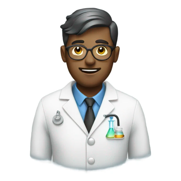 Pharmacist with vape sticker