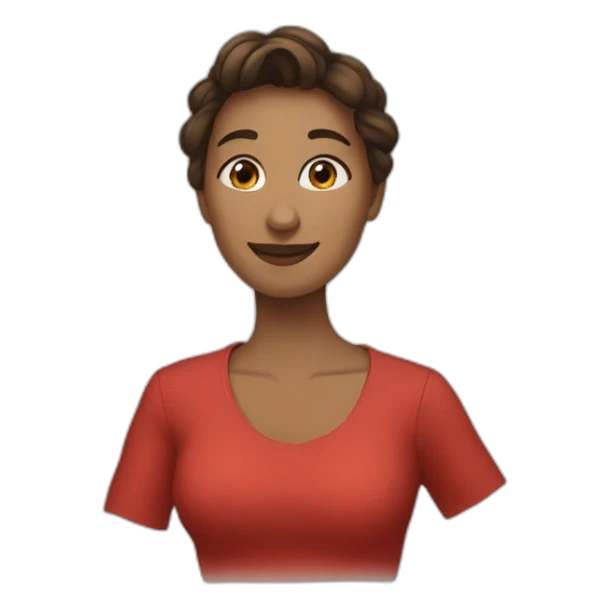 Женщина с красными губами sticker