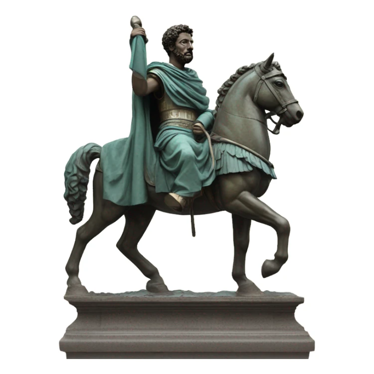 statue of Marcus Aurelius sticker
