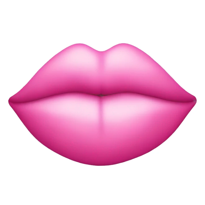 kissing lips pink sticker