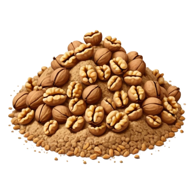 powdered walnuts sticker