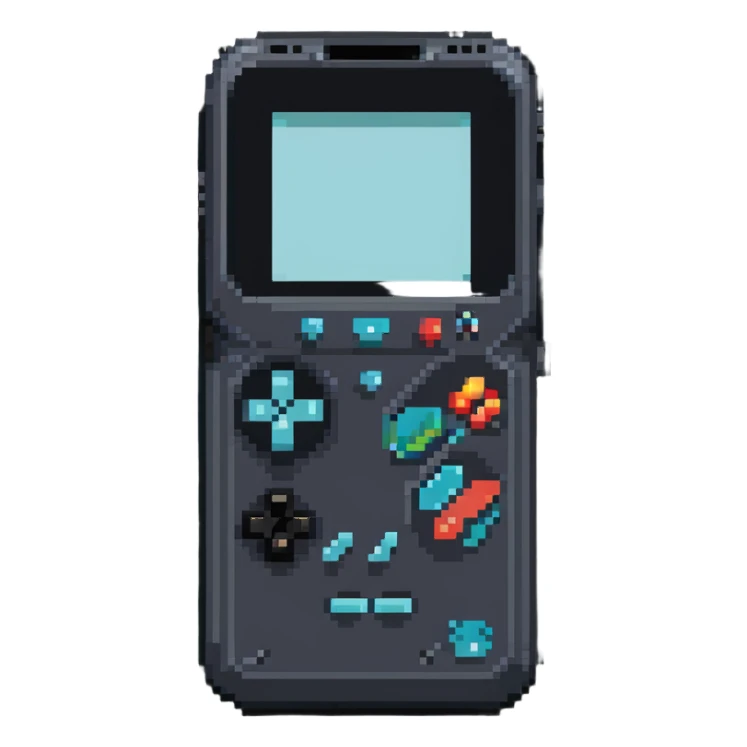 retro gaming smartphone sticker