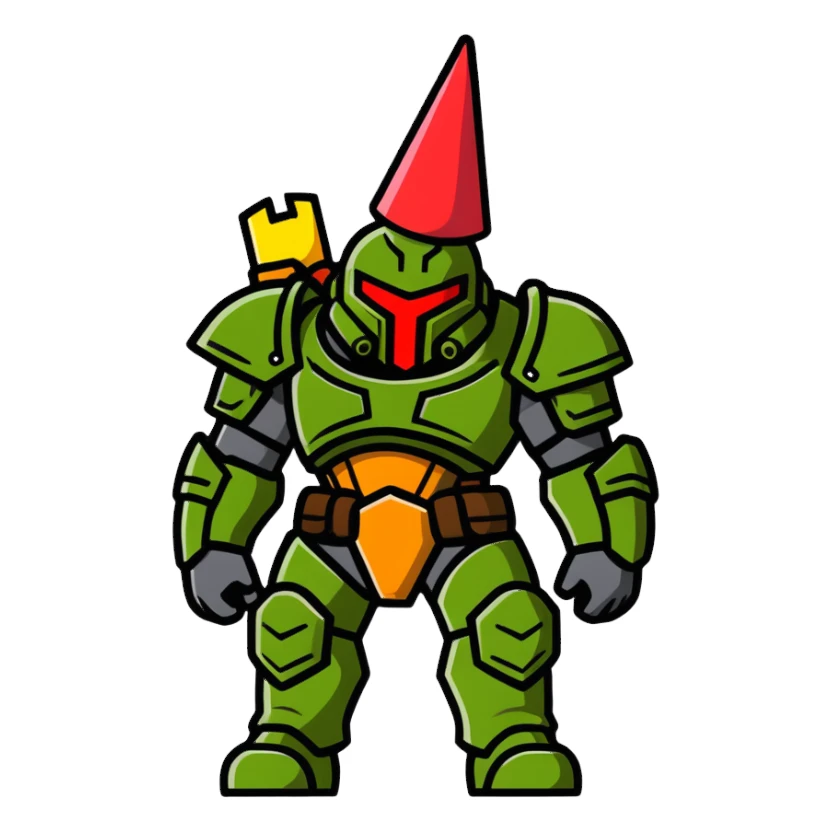 Doom Slayer happy birthday sticker
