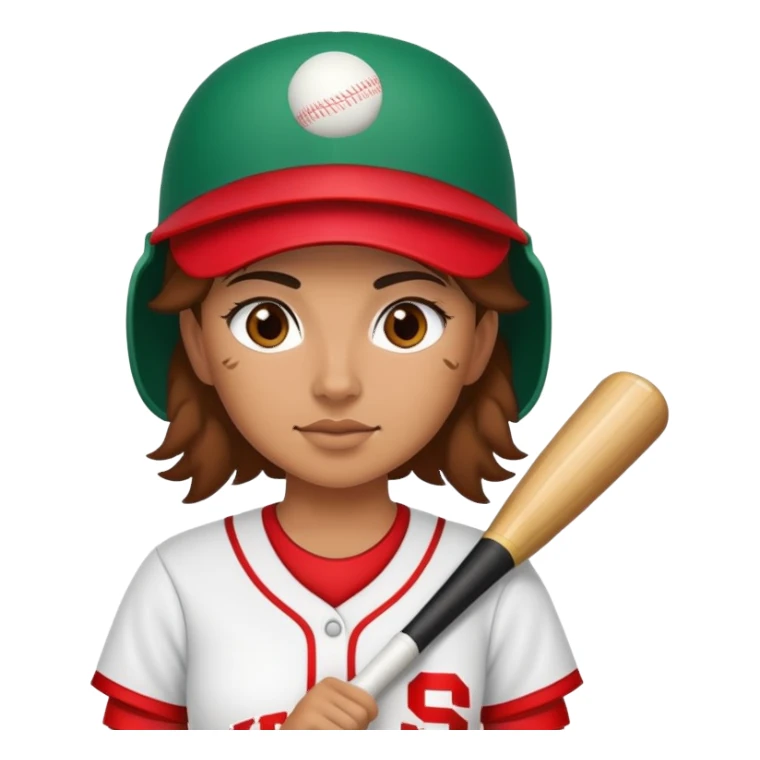 mexican softball player  sticker