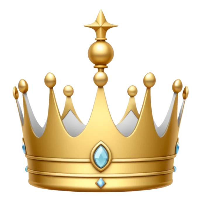 Fai la corono piccola bianca sticker