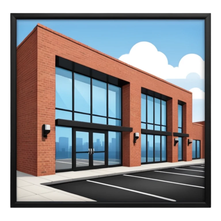 gym from the outside sticker