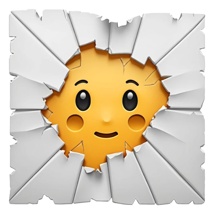 Add a crack to this -  📄 sticker