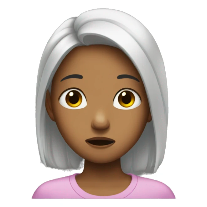 b girl crying  sticker