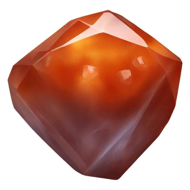 Carnelian crystal sticker