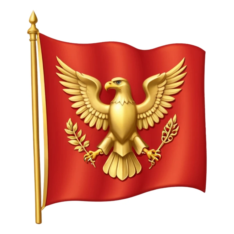 roman empire flag sticker