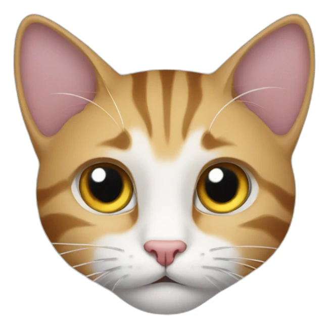 cat lauthing sticker