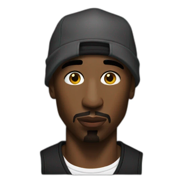 Tupac sticker