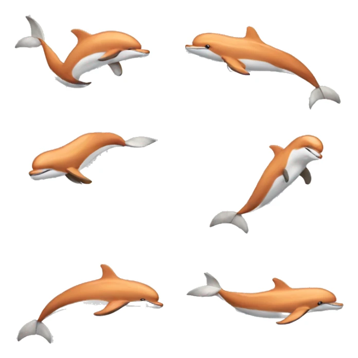 dolphine work out  sticker