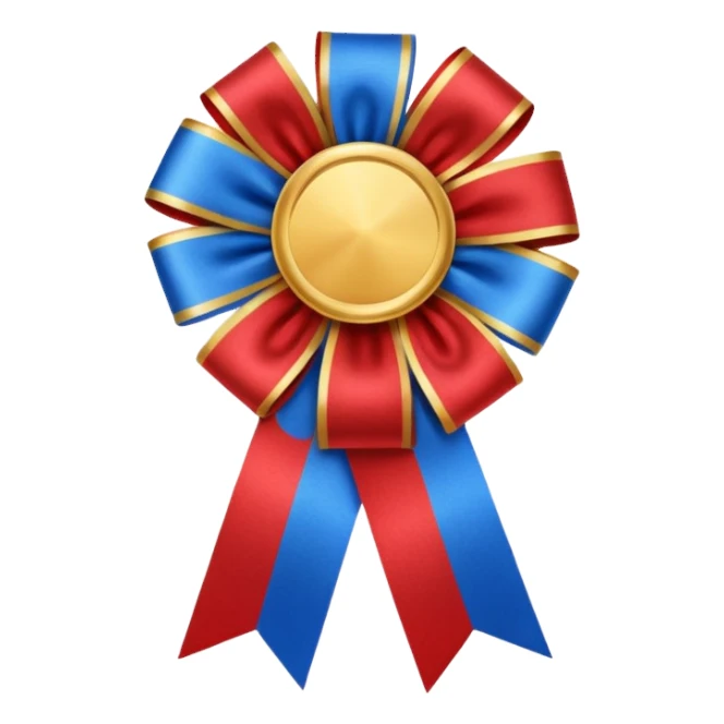 Award ribbon sticker