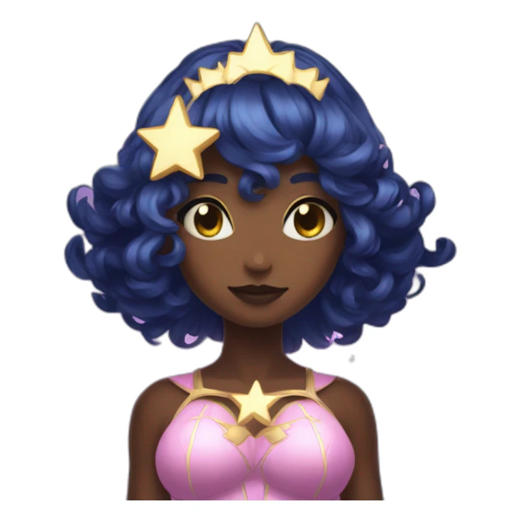Midnight star Magical girl sticker