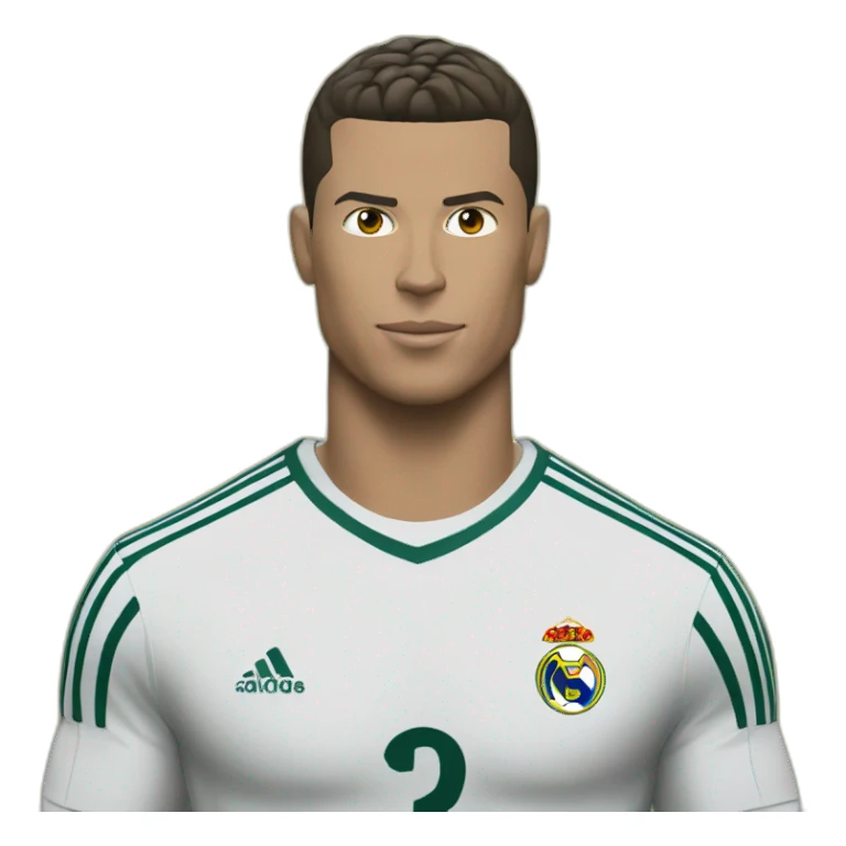 Ronaldo qui tir un ballon sticker