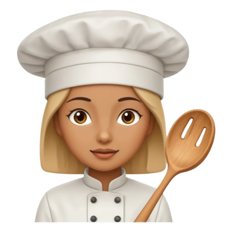 woman wearing chef hat sticker
