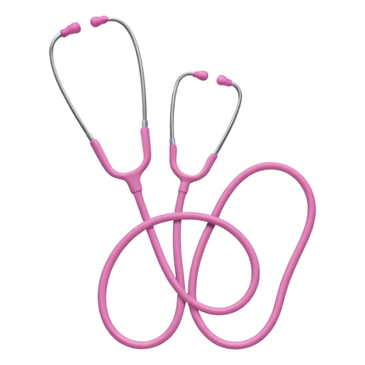 Pink stethoscope sticker