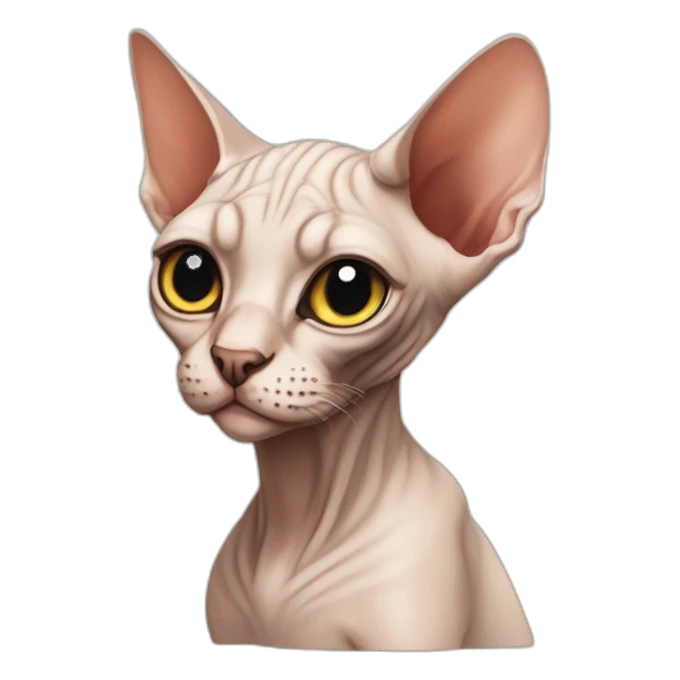 Sphynx quuer sticker