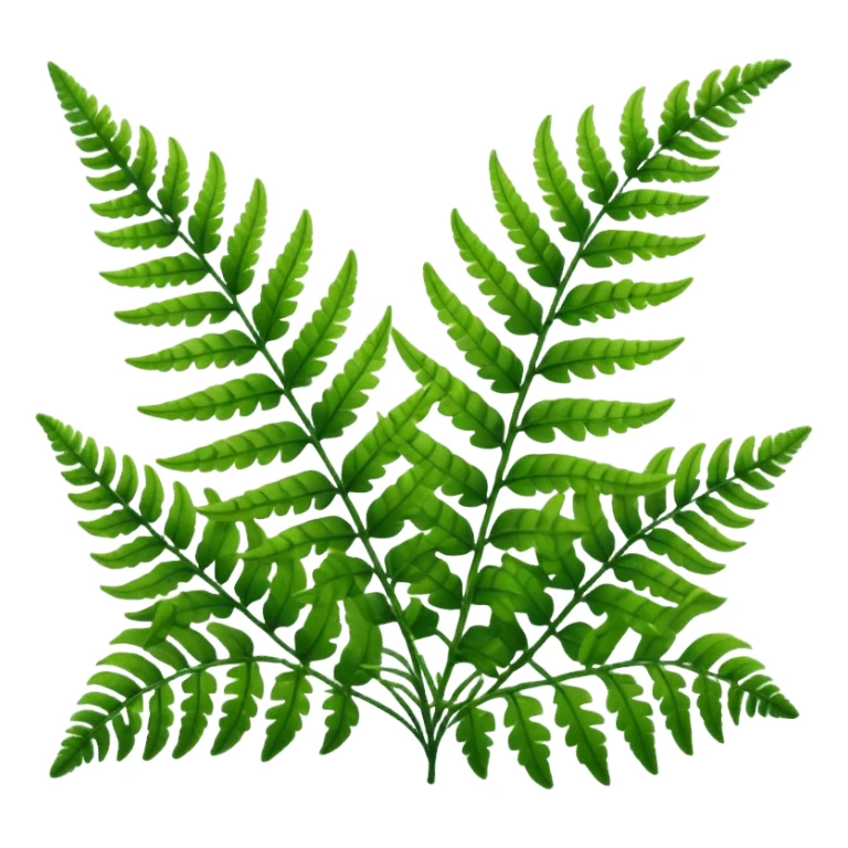 green fern sticker